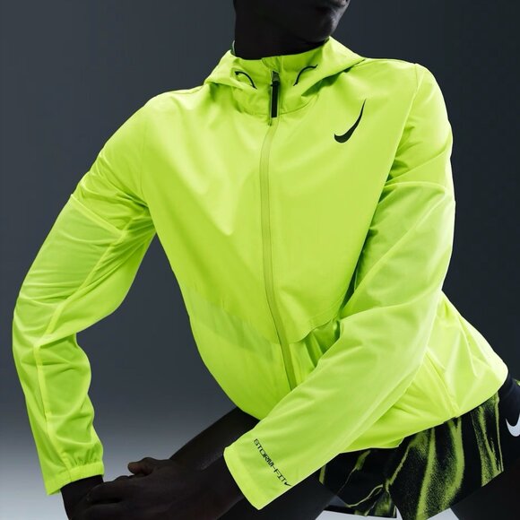 NEW $275 Nike AeroSwift Storm-FIT Aerogami Jacket Volt Black FZ9039 702 Mens XL